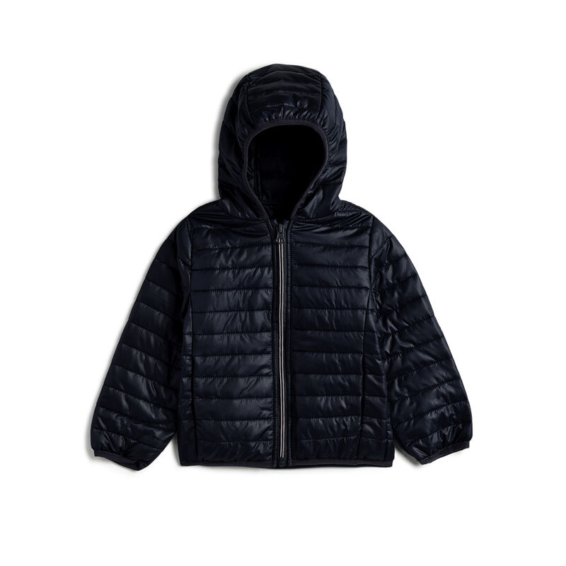 Boys Dark Blue Solid Jacket image number 0