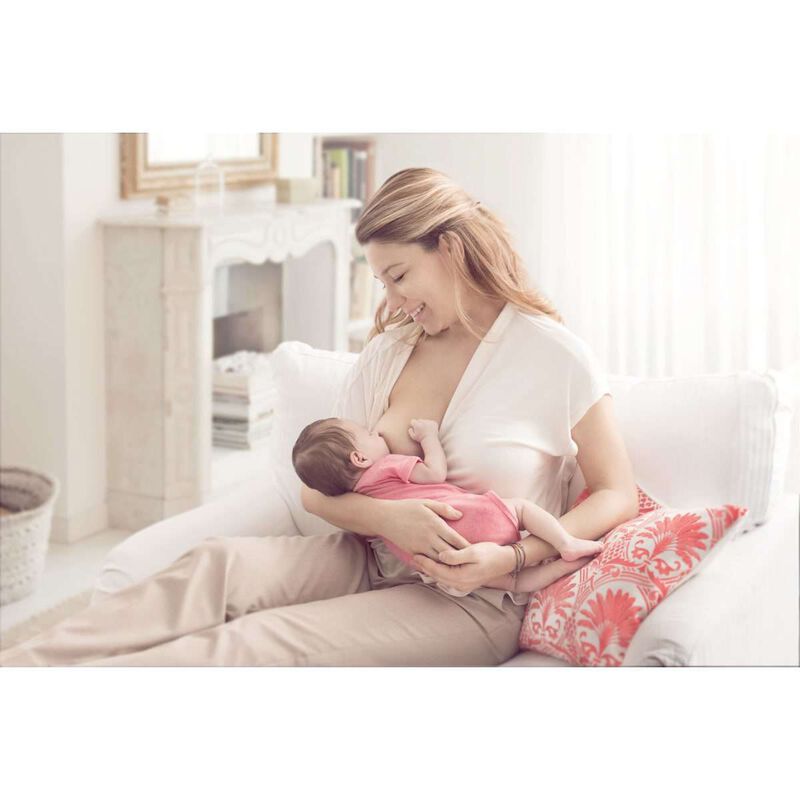 Combo- Manual Breast Pump Natural Feeling + Breast Pads (30 Pcs) image number null