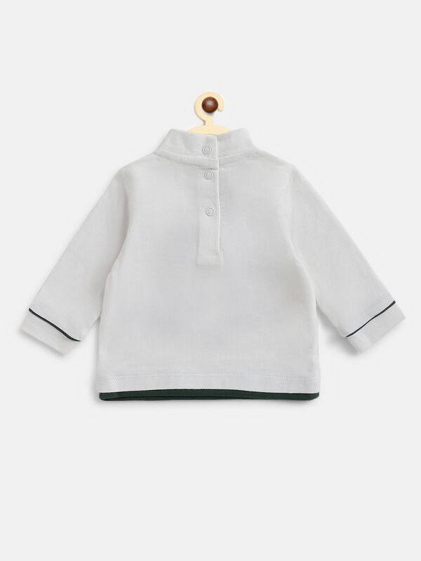 Long Sleeve T-Shirt With Applique image number null
