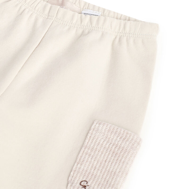 Boys Beige Sweatshirt with Leggings image number 6
