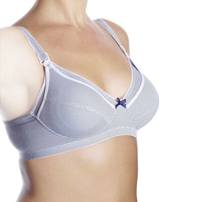 Bestform nursing bra size 36C cotton stretch, clip & drop cup maternity bra  36 C