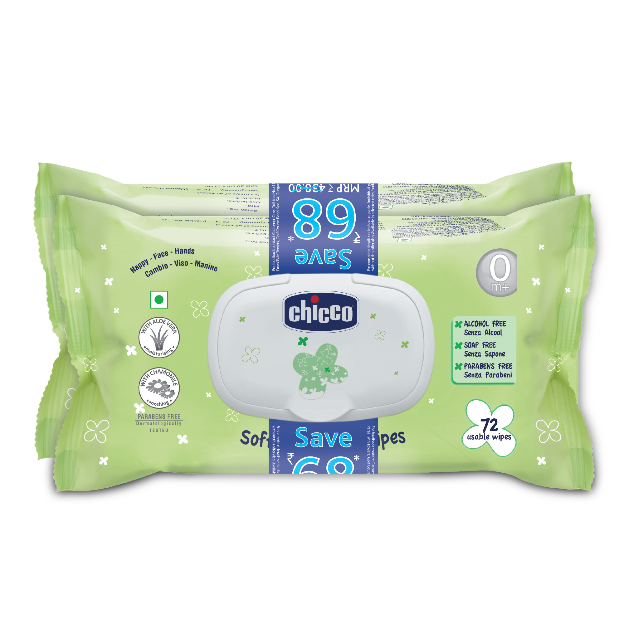 Baby Wipes 20 Pcs-144Piece