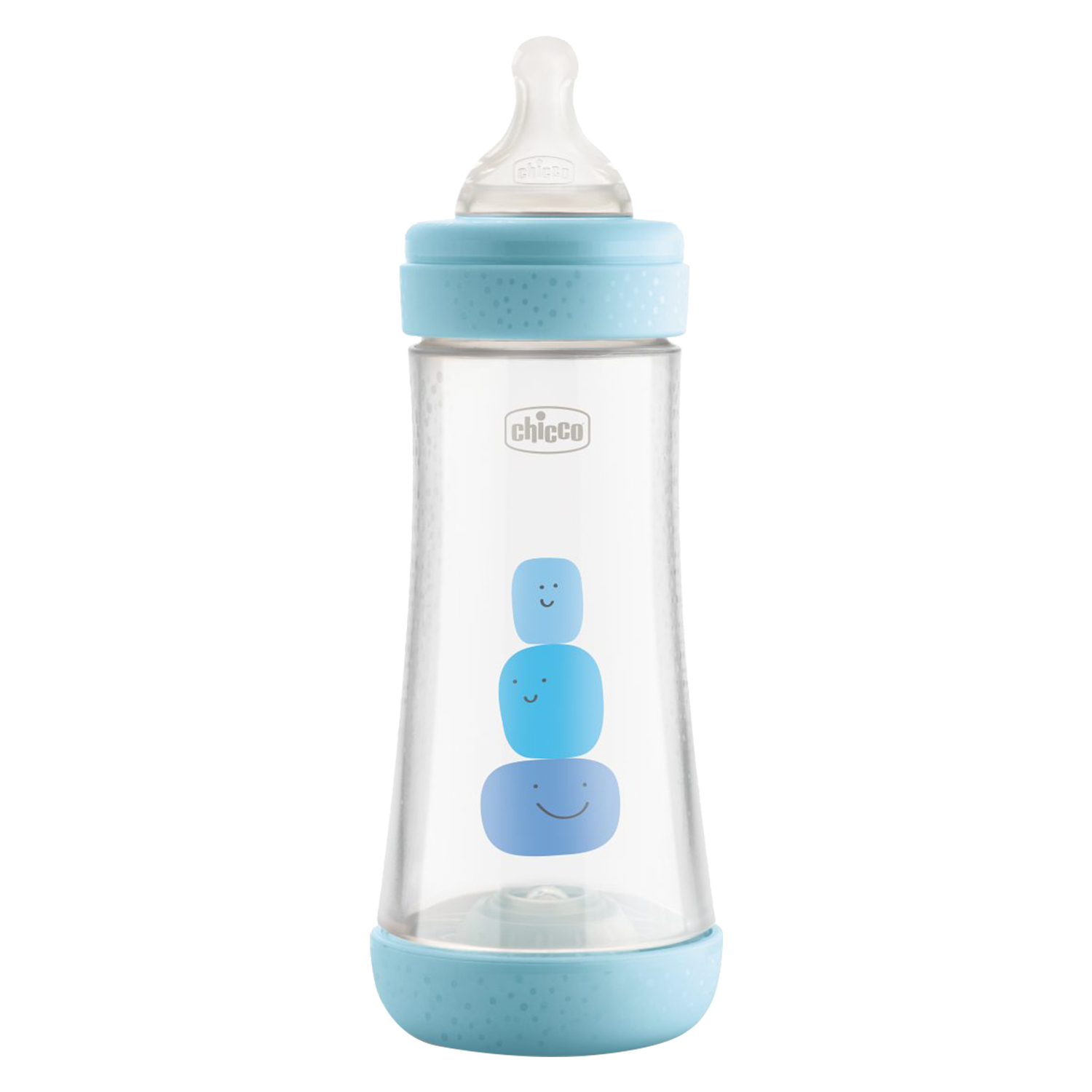 Perfect 5 Feeding Bottle 300ml Pink - Fast Flow-Blue