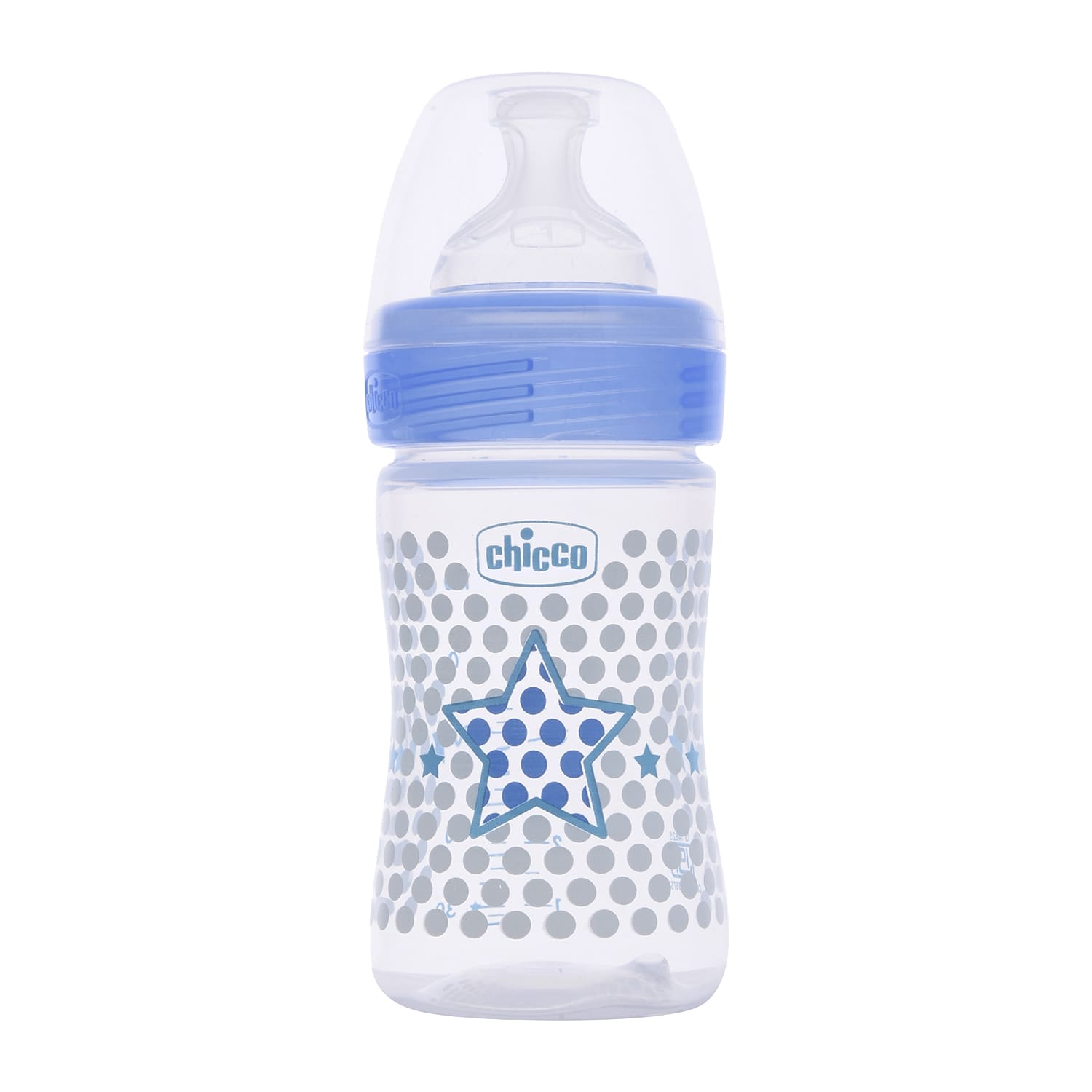 Well-Being Feeding Bottle (150ml, Slow) (Blue)-Blue