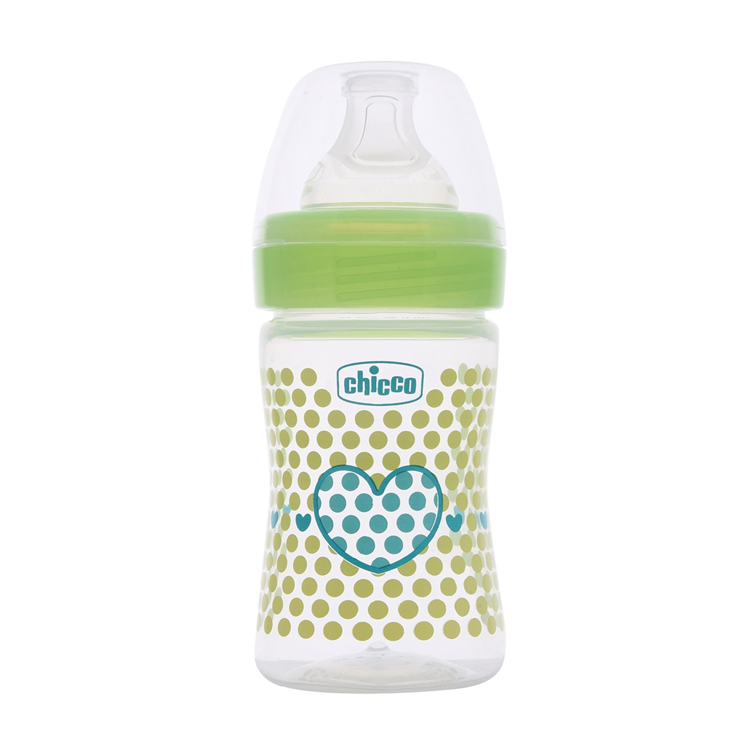 Well-Being Feeding Bottle (150ml, Slow) (Blue)-Green