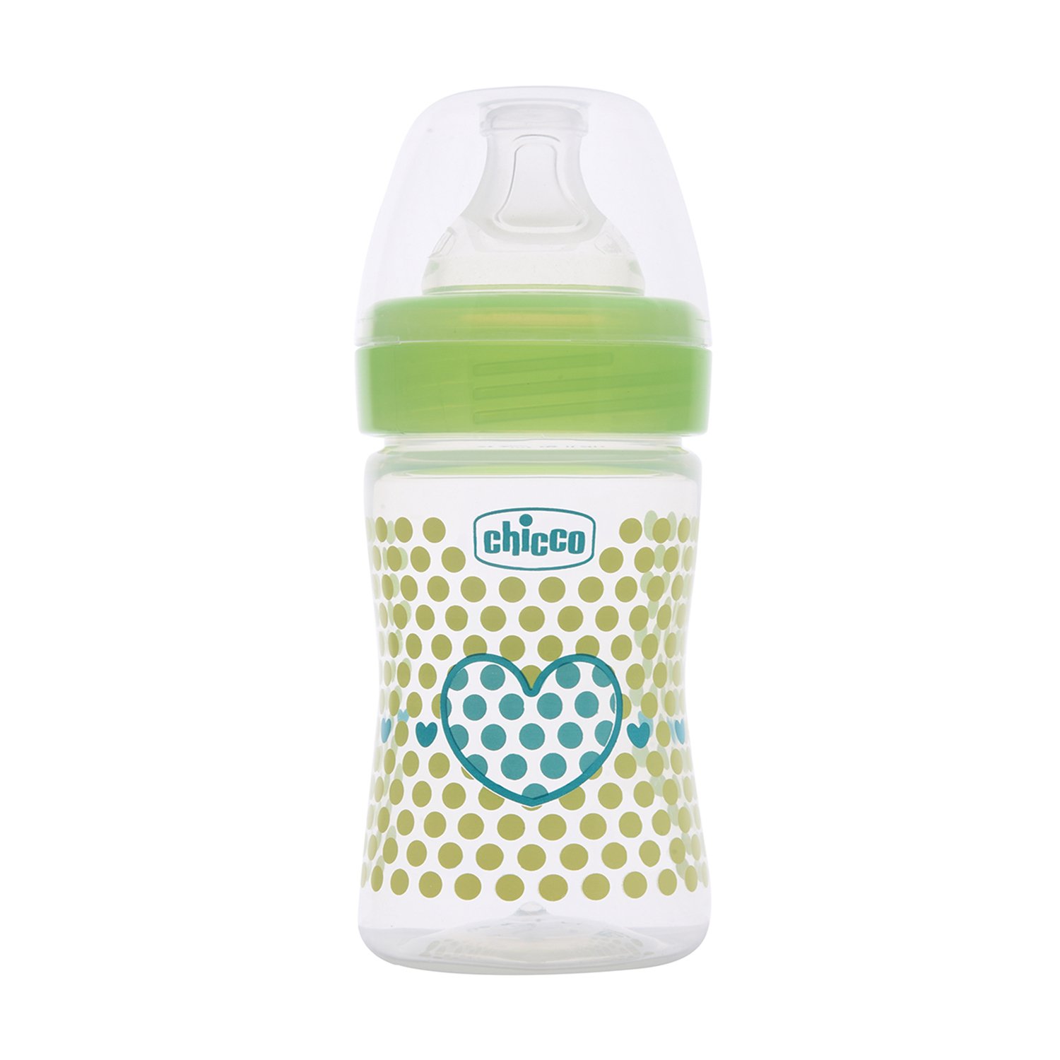 WellBeing Feeding Bottle (150ml, Slow) (Pink)-Green