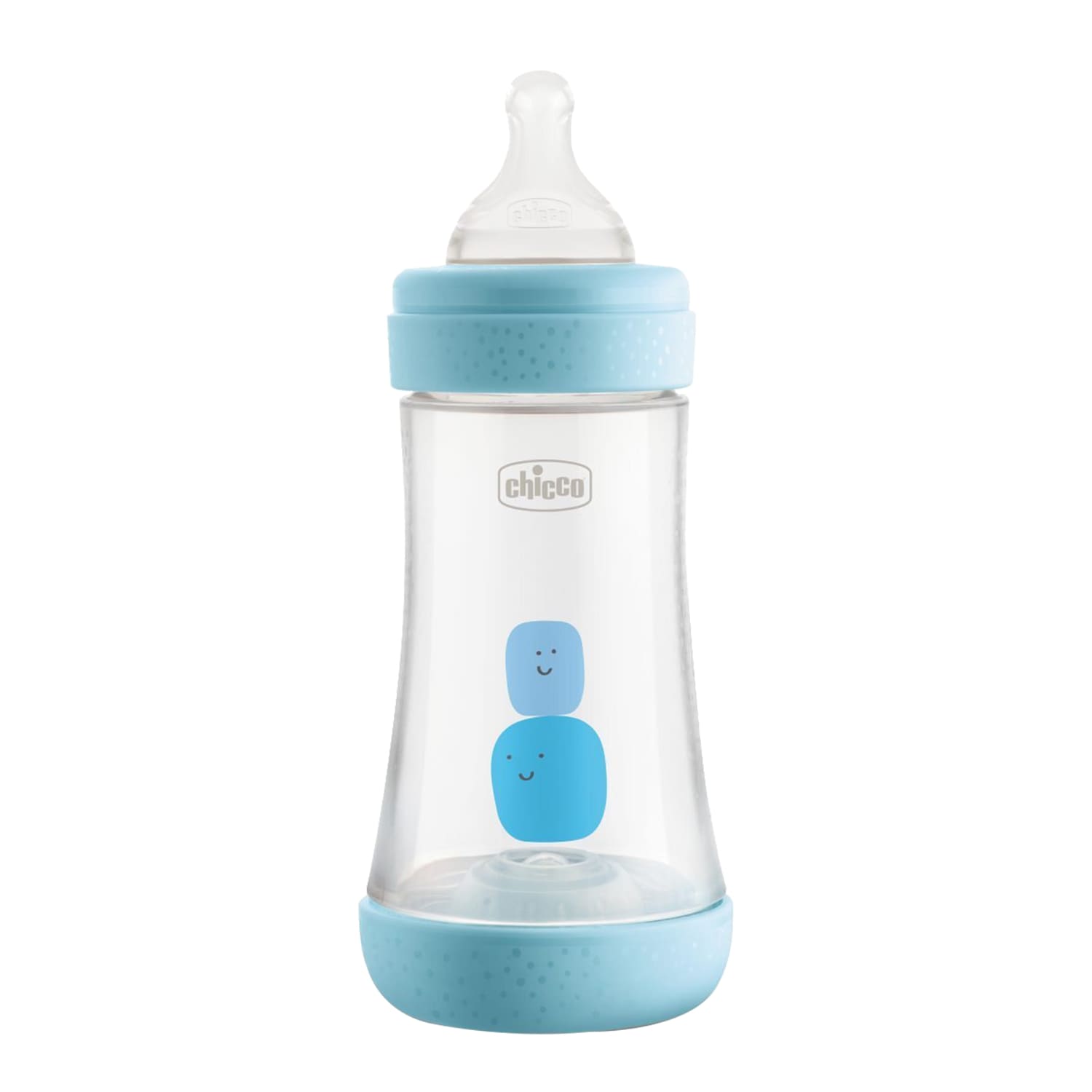 perfect5 Feeding Bottle (240ml, Medium) (Blue)-Blue