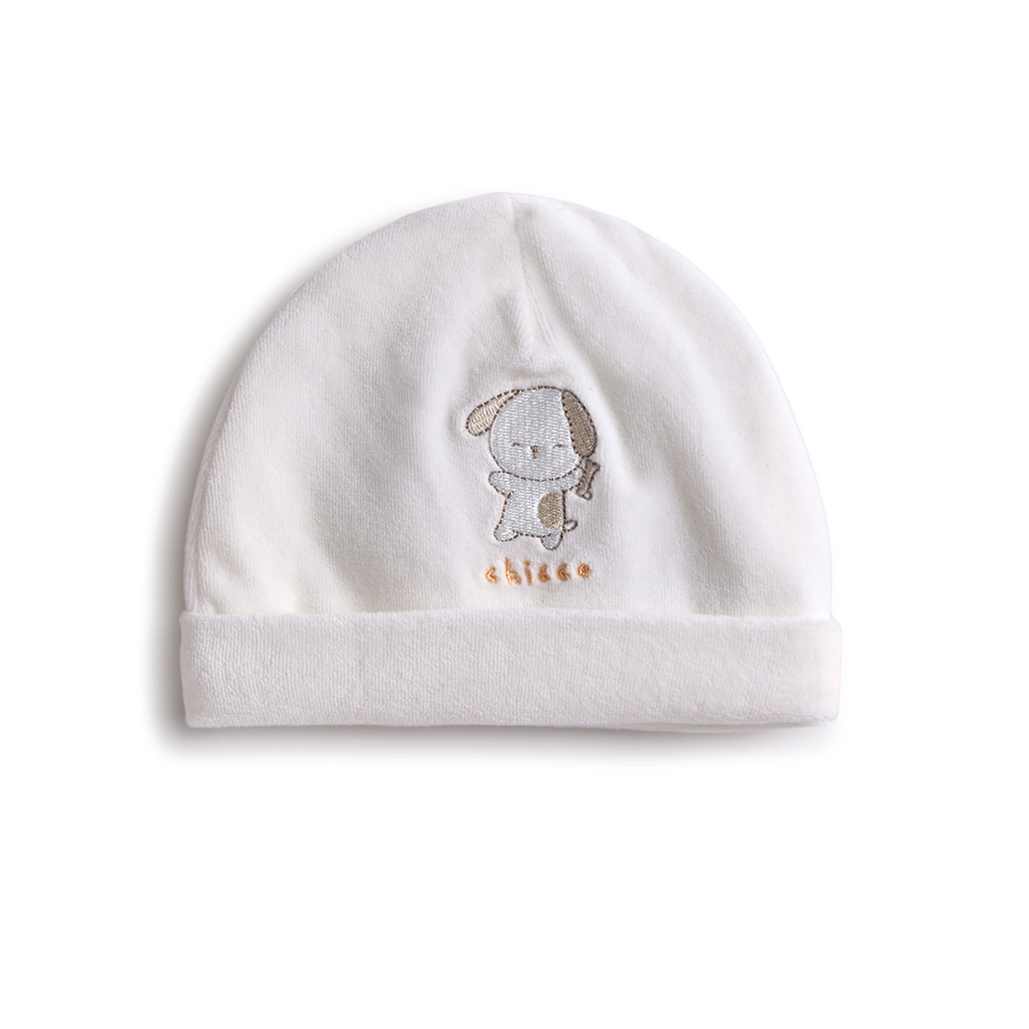 Infants White Winter Cap-White
