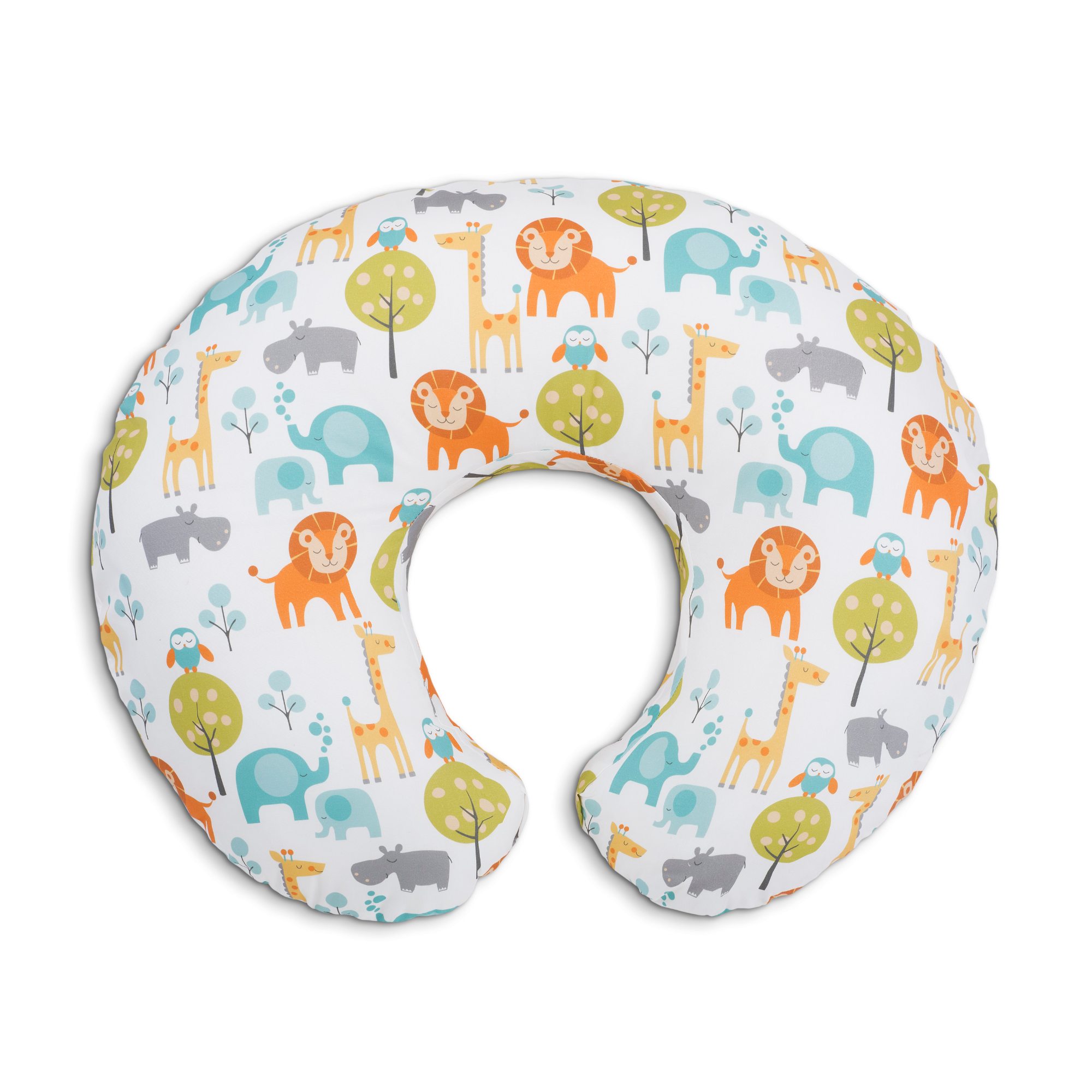 Boppy Cotton Pillow (Cream Life Tree)-Peaceful Jungle