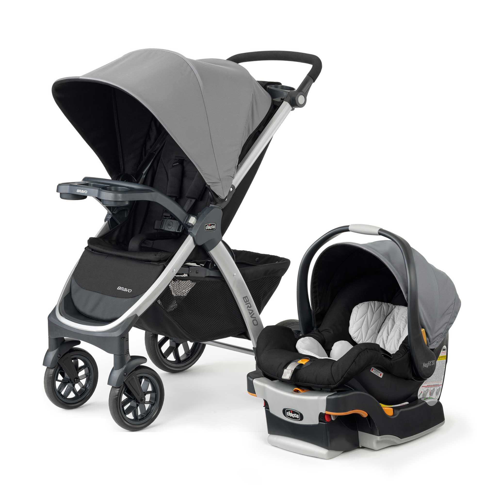 Bravo Quick Fold stroller (Black)-Camden Black