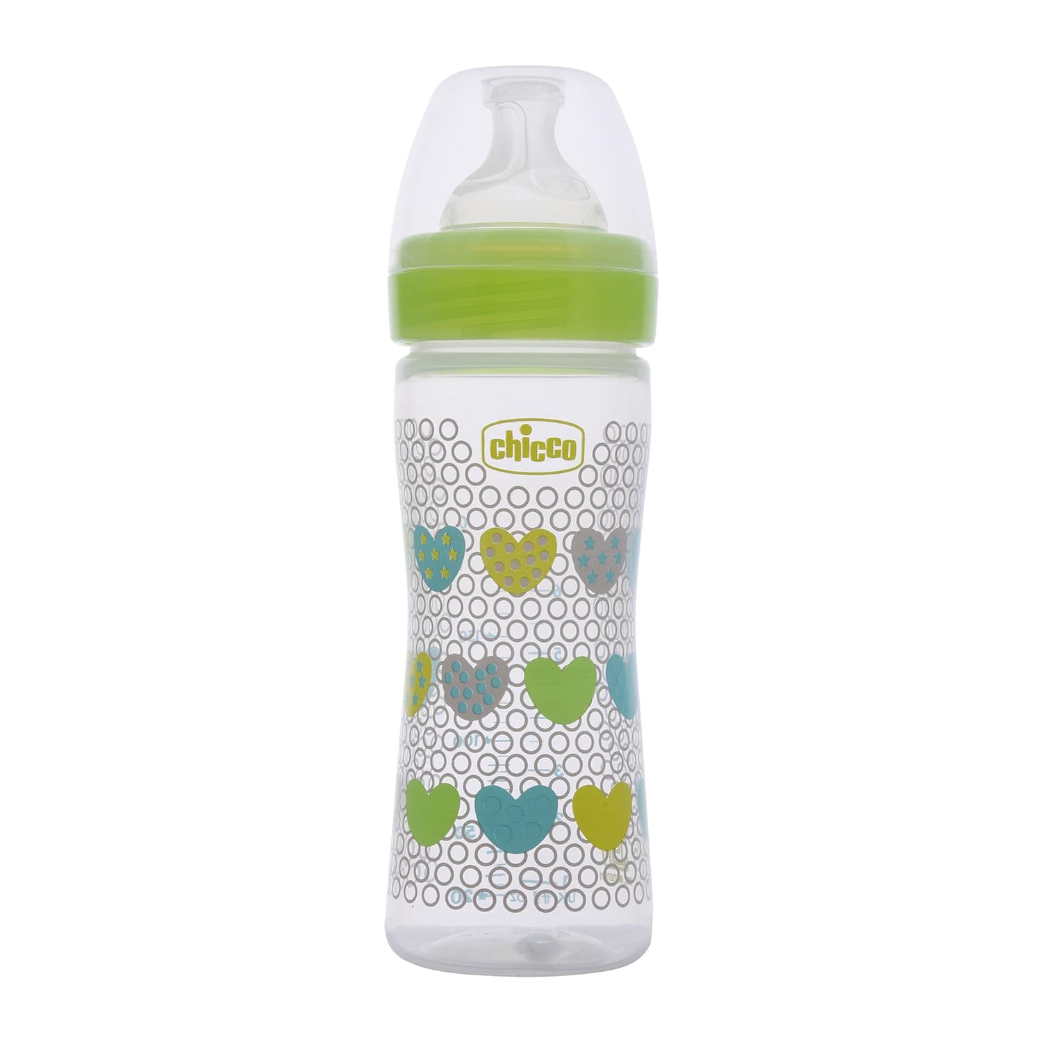 WellBeing Feeding Bottle (250ml, Medium) (Blue)-Green